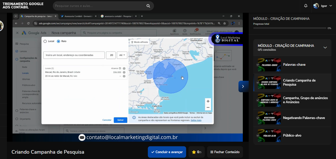 TREINAMENTO GOOGLE ADS CONTÁBIL